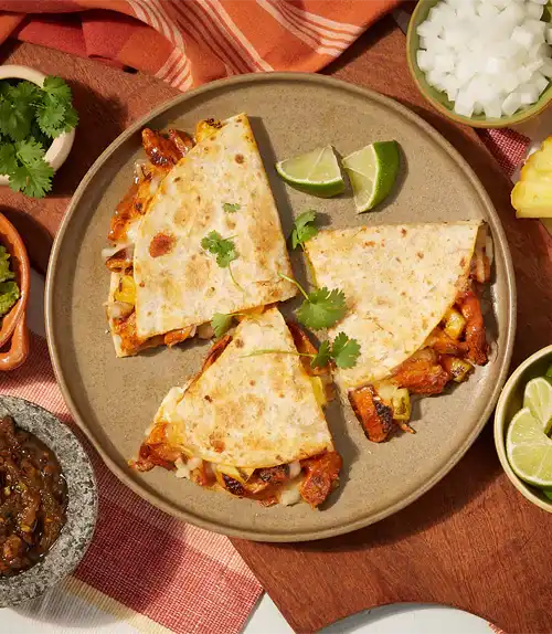Chicken Al Pastor Quesadilla - Quesadilla price and nutrition