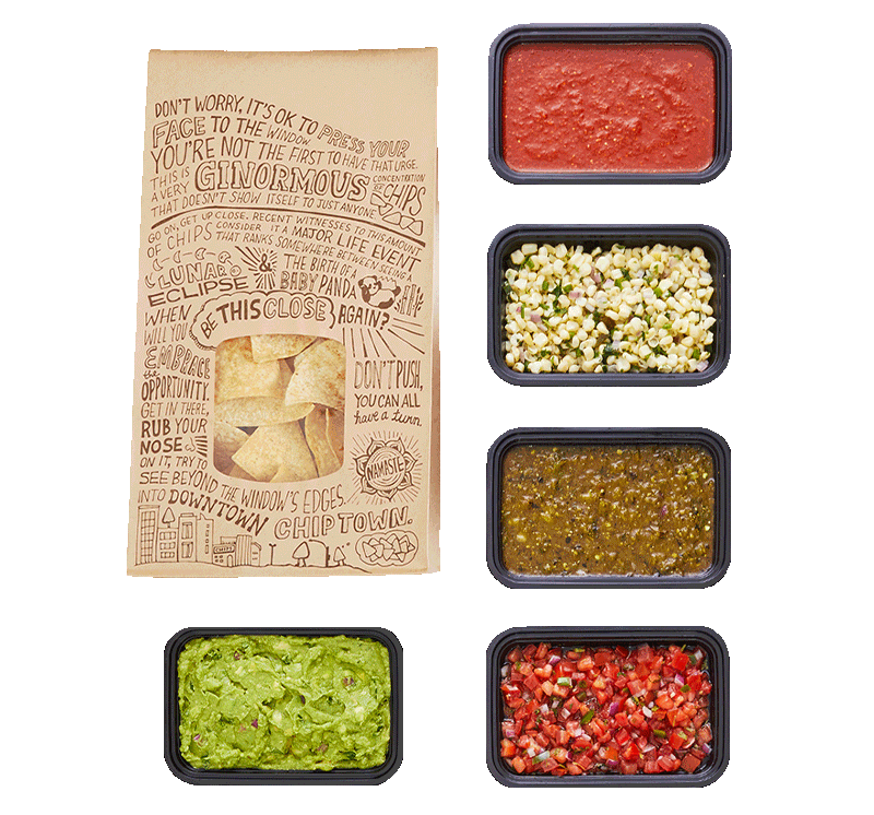 Chips and dips spread